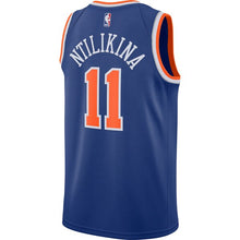 Load image into Gallery viewer, 11 - Men&#39;s Nike Frank Ntilikina Blue New York Knicks Replica Swingman Jersey - Icon Edition - Blue