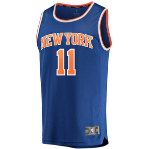 11 - Youth Fanatics Branded Frank Ntilikina Royal New York Knicks Fast Break Replica Jersey - Icon Edition - Blue