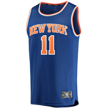 Load image into Gallery viewer, 11 - Men&#39;s Fanatics Branded Frank Ntilikina Royal New York Knicks Fast Break Replica Jersey - Icon Edition - Blue