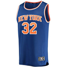 Load image into Gallery viewer, 32 - Men&#39;s Fanatics Branded Noah Vonleh Blue New York Knicks Fast Break Replica Jersey – Icon Edition - Blue