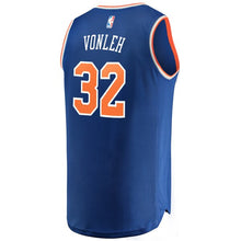 Load image into Gallery viewer, 32 - Men&#39;s Fanatics Branded Noah Vonleh Blue New York Knicks Fast Break Replica Jersey – Icon Edition - Blue