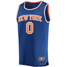 Load image into Gallery viewer, 00 - Men&#39;s Fanatics Branded Enes Kanter Royal New York Knicks Fast Break Road Replica Player Jersey - Icon Edition - Blue