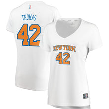 Load image into Gallery viewer, 42 - Women&#39;s Fanatics Branded Lance Thomas White New York Knicks Fast Break Replica Jersey - Association Edition - White