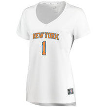 Load image into Gallery viewer, 01 - Women&#39;s Fanatics Branded Emmanuel Mudiay White New York Knicks Fast Break Replica Jersey - Association Edition - White