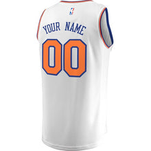 Load image into Gallery viewer, 00 - Men&#39;s Fanatics Branded White New York Knicks Fast Break Custom Replica Jersey - Association Edition - White