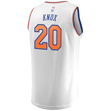 Load image into Gallery viewer, 20 - Men&#39;s Fanatics Branded Kevin Knox White New York Knicks Fast Break Jersey - Association Edition - White