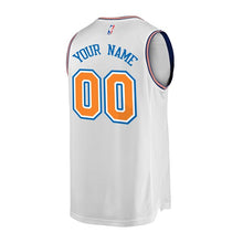 Load image into Gallery viewer, 00 - Men&#39;s Fanatics Branded White New York Knicks Fast Break Custom Replica Jersey - Statement Edition - White