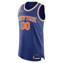 Load image into Gallery viewer, 00 - Men&#39;s Nike Blue New York Knicks Authentic Custom Jersey - Icon Edition - Blue