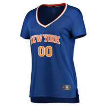 Load image into Gallery viewer, 00 - Women&#39;s Fanatics Branded Royal New York Knicks Fast Break Custom Jersey - Icon Edition - Blue